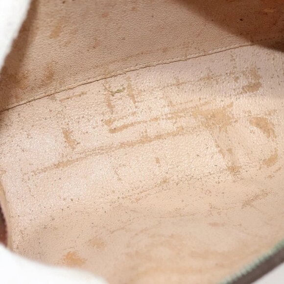 LOUIS VUITTON Monogram Trousse Demi Ronde Cosmetic Pouch M47520 LV Auth bs26999 - Picture 10 of 15